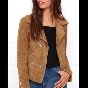 Lulu's Suede Moto Jacket